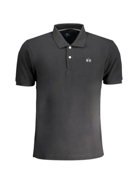 La Martina logo-embroidered polo shirt