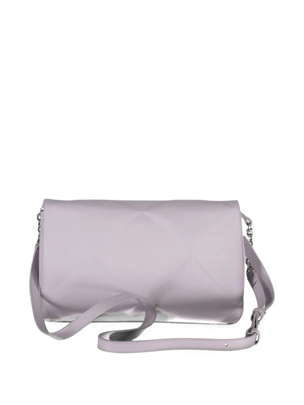 Calvin Klein quilted chain-strap shoulder bag Paars