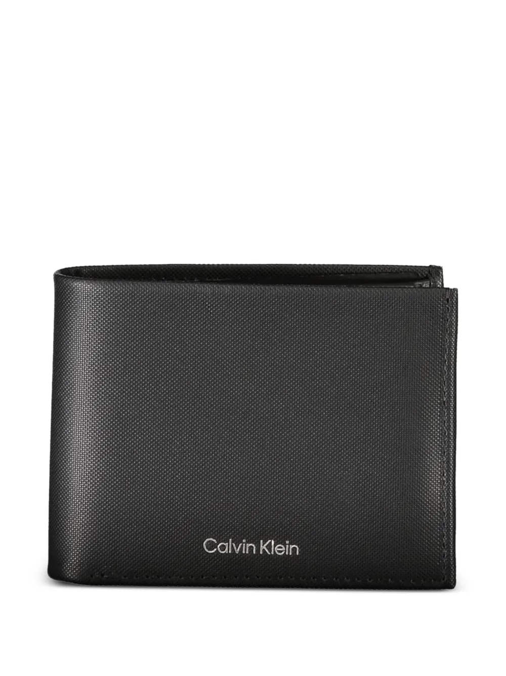 Calvin Klein logo-lettering bifold wallet - Nero