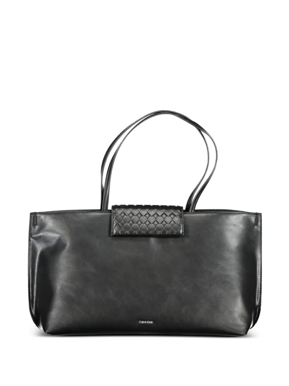Calvin Klein woven-detail tote bag - Nero
