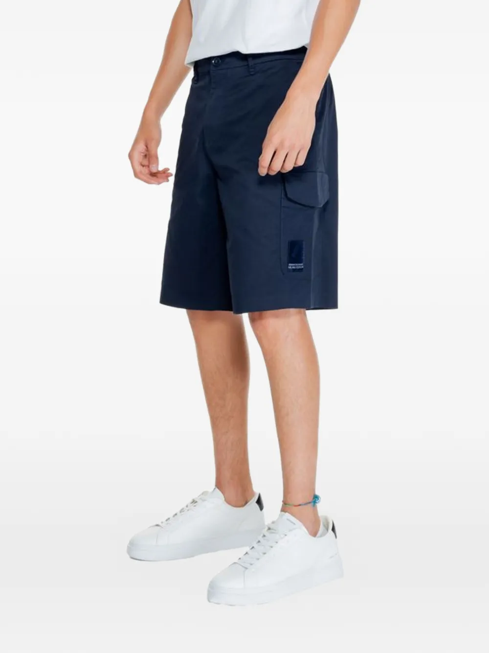 Armani Exchange cargo shorts - Blauw