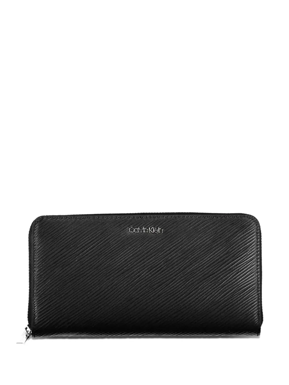 Calvin Klein textured zip-around wallet - Nero
