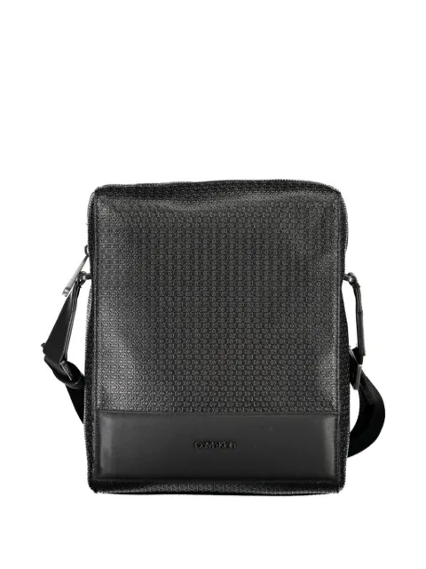 Calvin Klein perforated messenger bag
