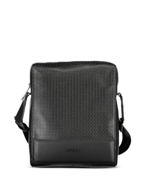 Calvin Klein perforated messenger bag