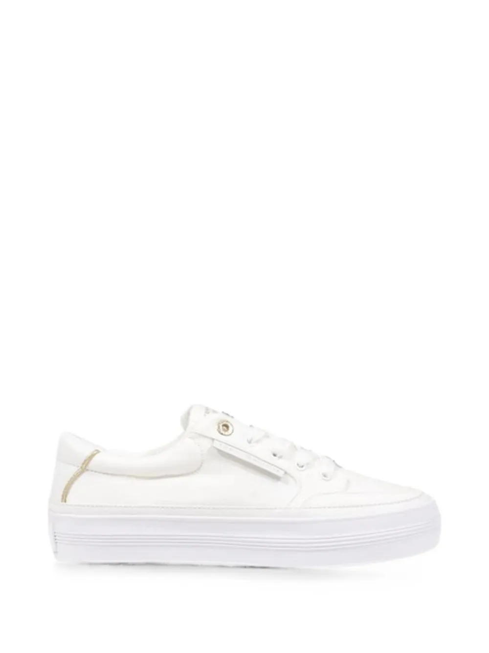 Tommy Hilfiger Essential sneakers met plateauzool Beige