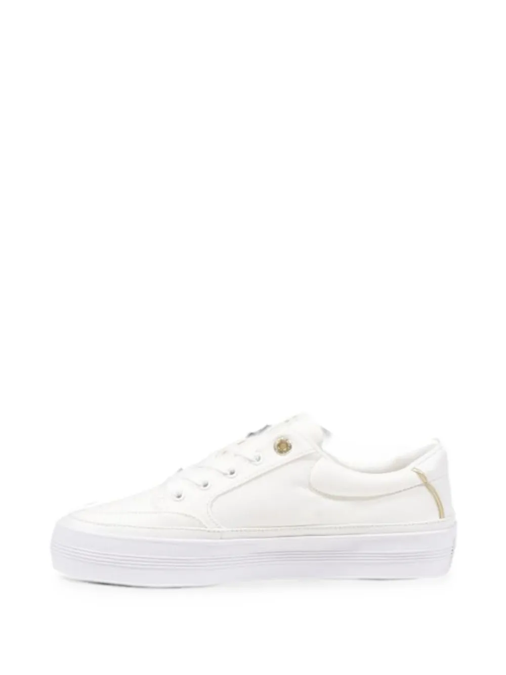 Tommy Hilfiger Essential sneakers met plateauzool Beige