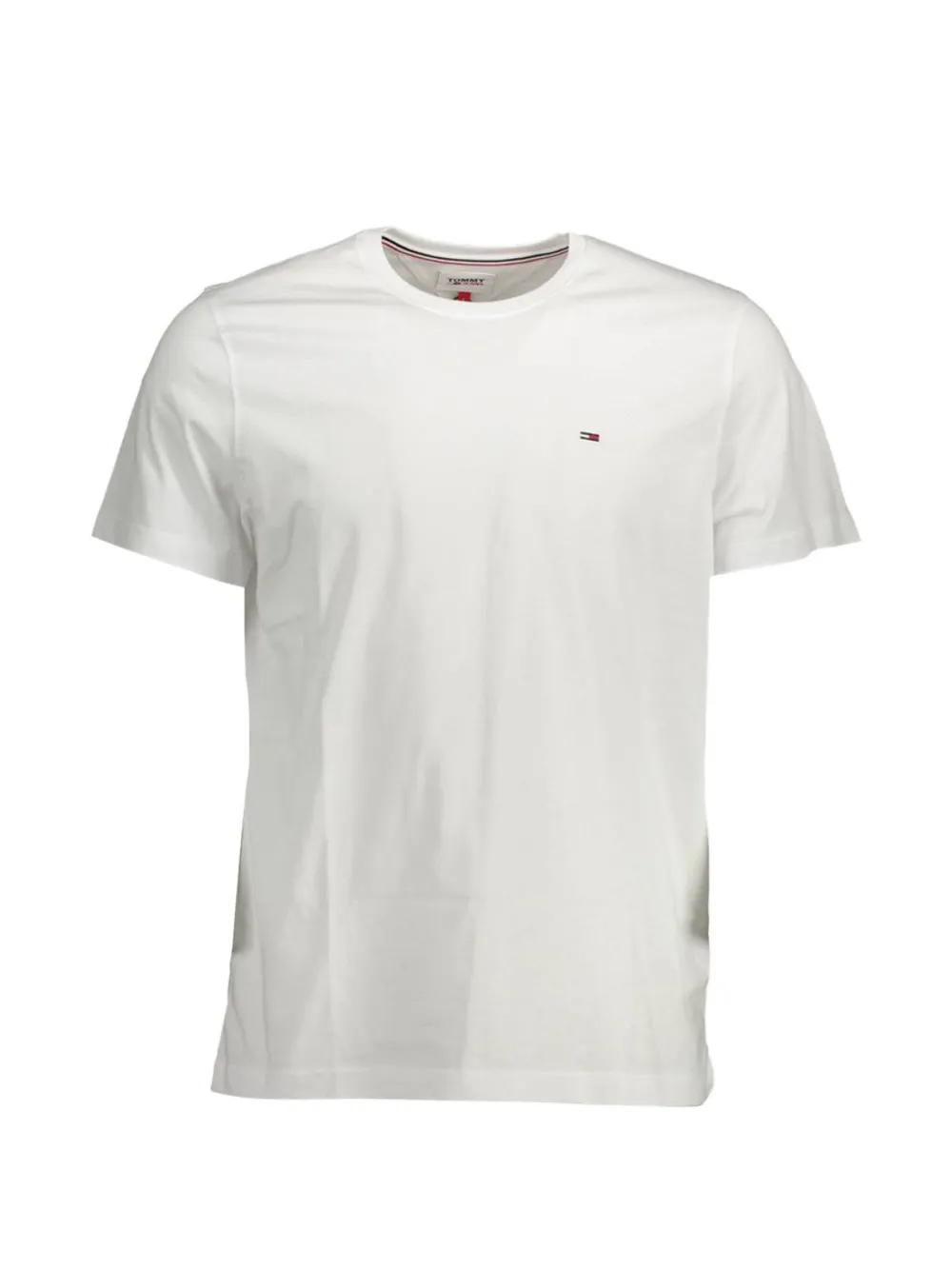 Tommy Hilfiger logo-patch cotton T-shirt - Bianco