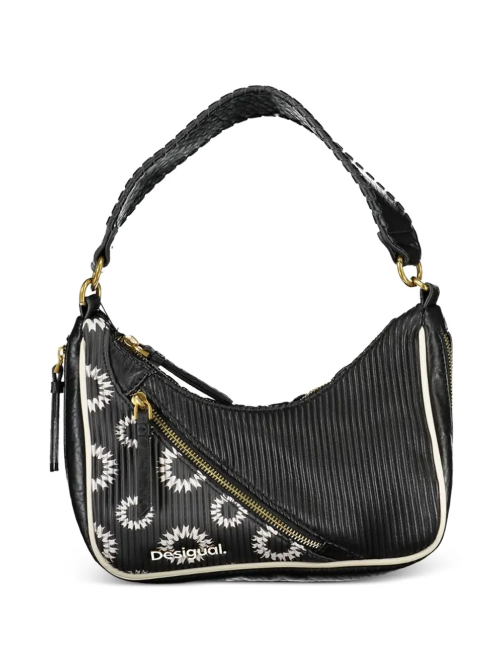 Desigual logo-detail shoulder bag