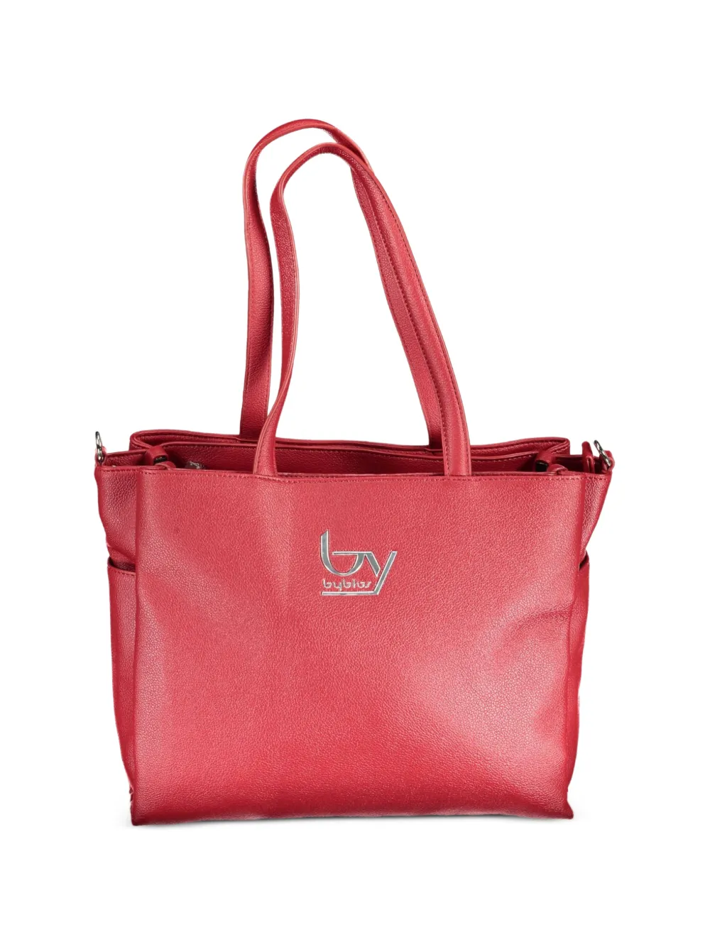 byblos logo-detail shoulder bag - Rosso