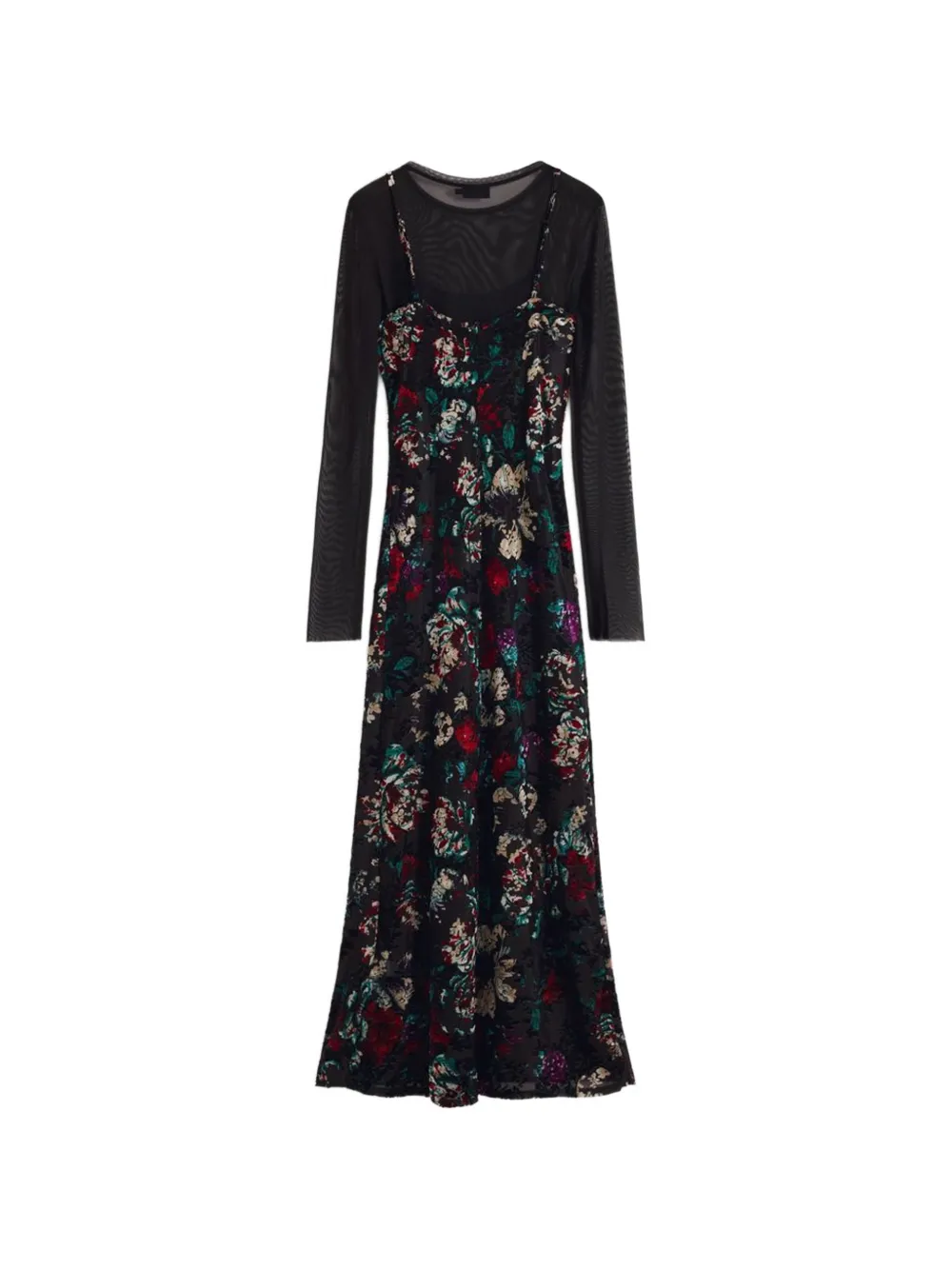 Desigual floral-print maxi dress · XS