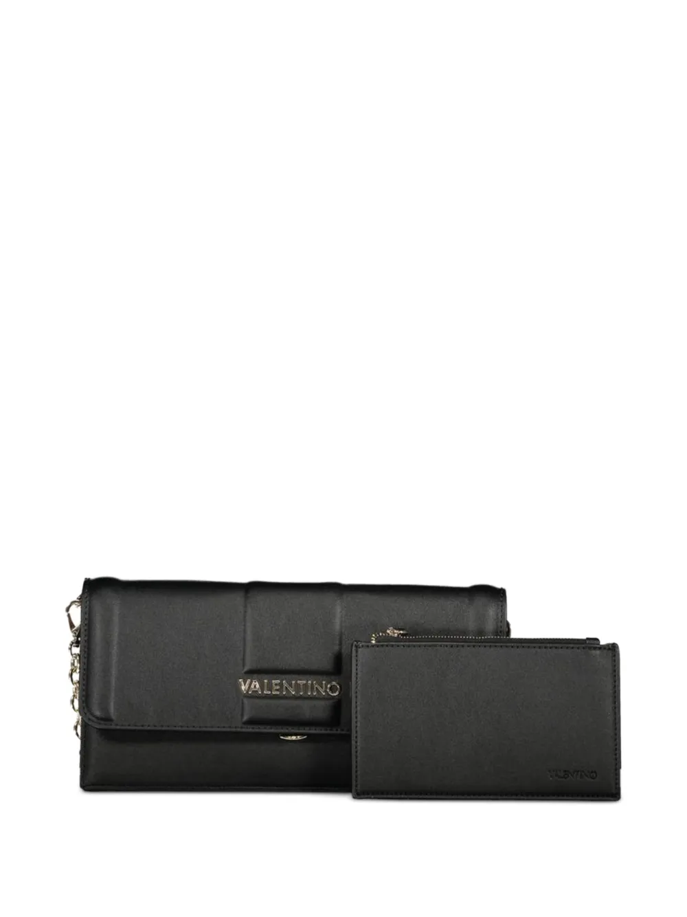 MARIO VALENTINO Gewatteerde shopper Zwart