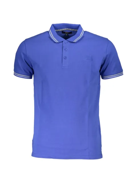 Cavalli Class contrast-trimmed piqué polo shirt