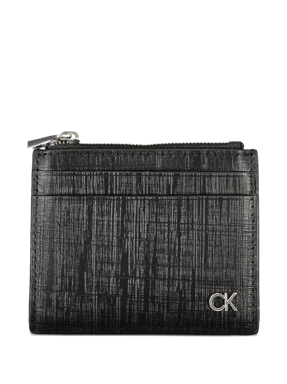 Calvin Klein textured card-holder - Nero