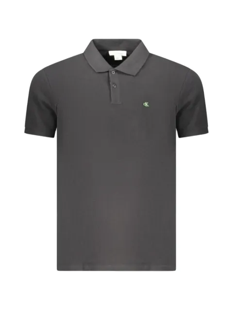 Calvin Klein playera tipo polo con logo bordado