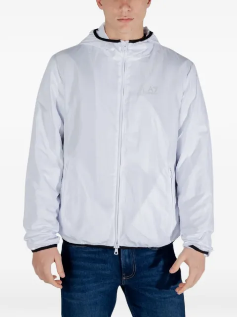 Ea7 Emporio Armani logo-detail hooded jacket