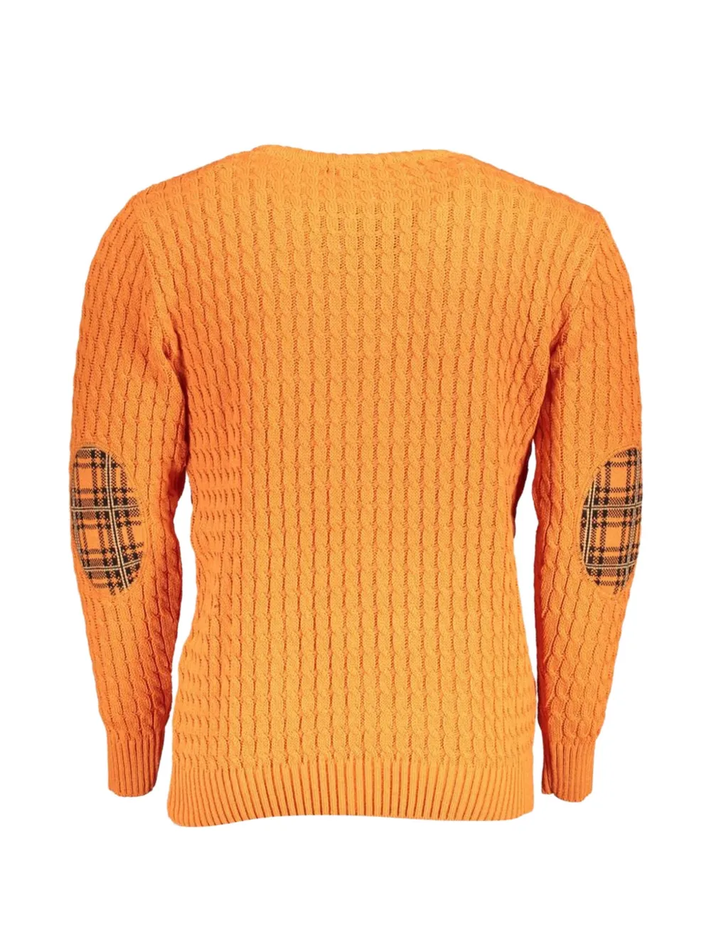 U.S. Grand 케이블 니트 엘보 패치 코튼 스웨터 | 스웨터