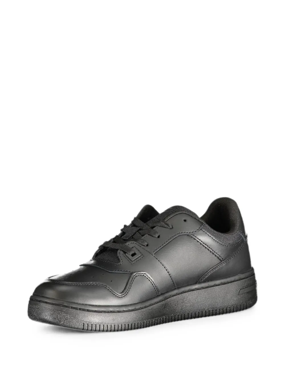 Tommy Hilfiger logo-patch sneakers Zwart