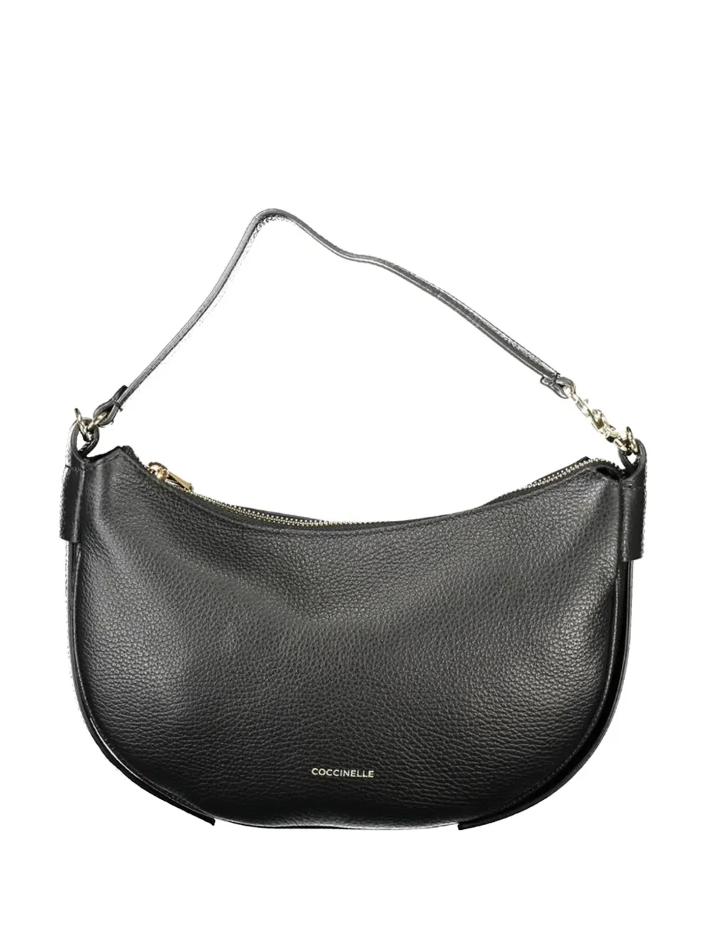 Coccinelle small C-Easy leather tote bag - Nero