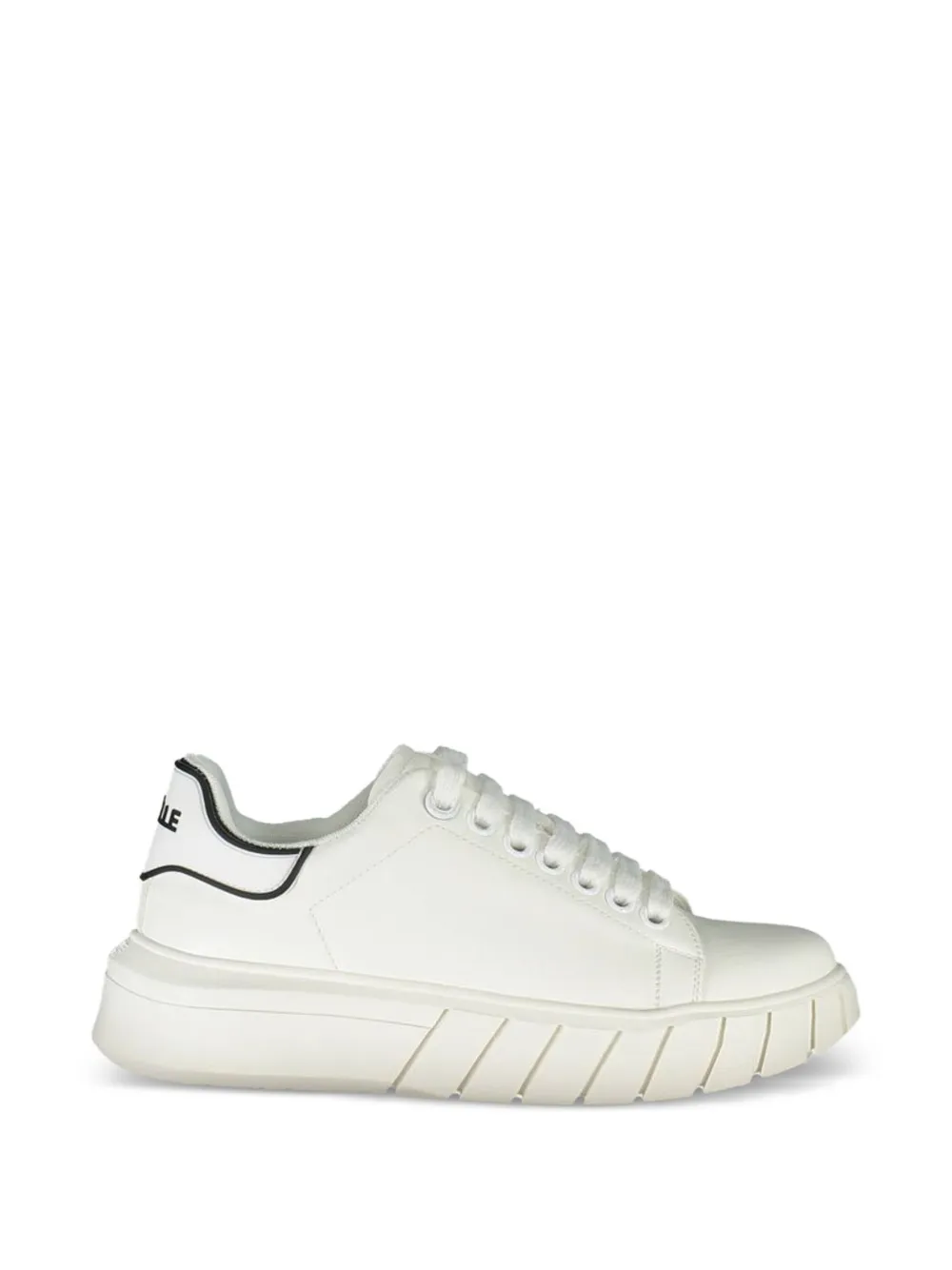 Gaelle contrast-trim chunky-sole sneakers - Bianco