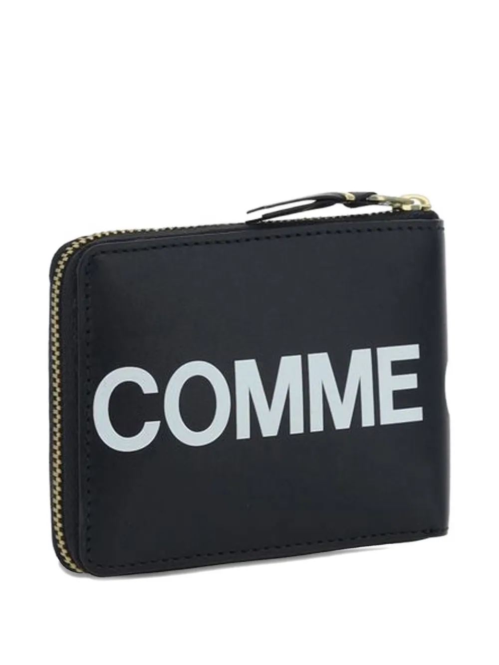 Comme Des Garçons Portemonnee met logoprint Zwart