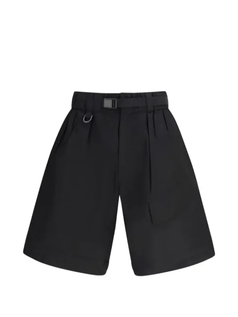 Y-3 belted cargo shorts