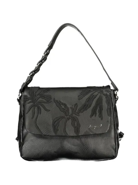 Desigual leaf-embroidered backpack