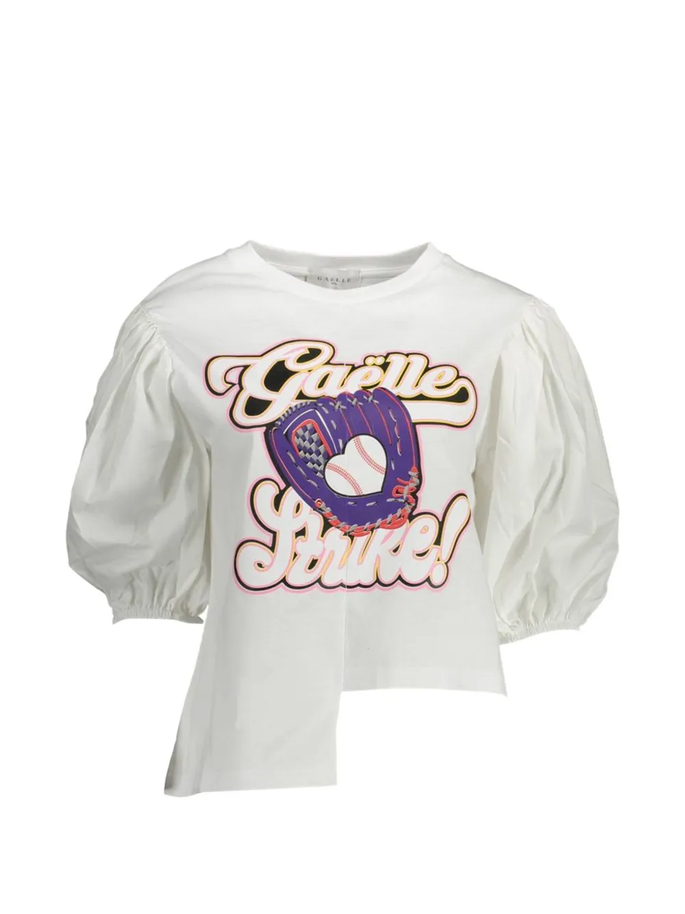 Gaelle printed T-shirt - Bianco