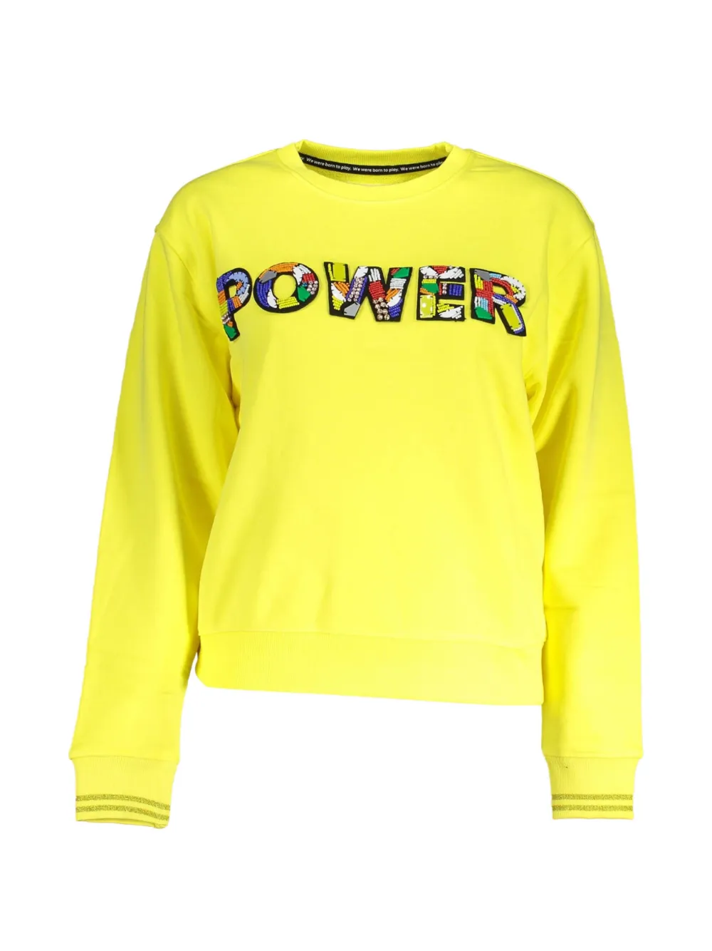 Desigual embroidered detail sweater - Giallo