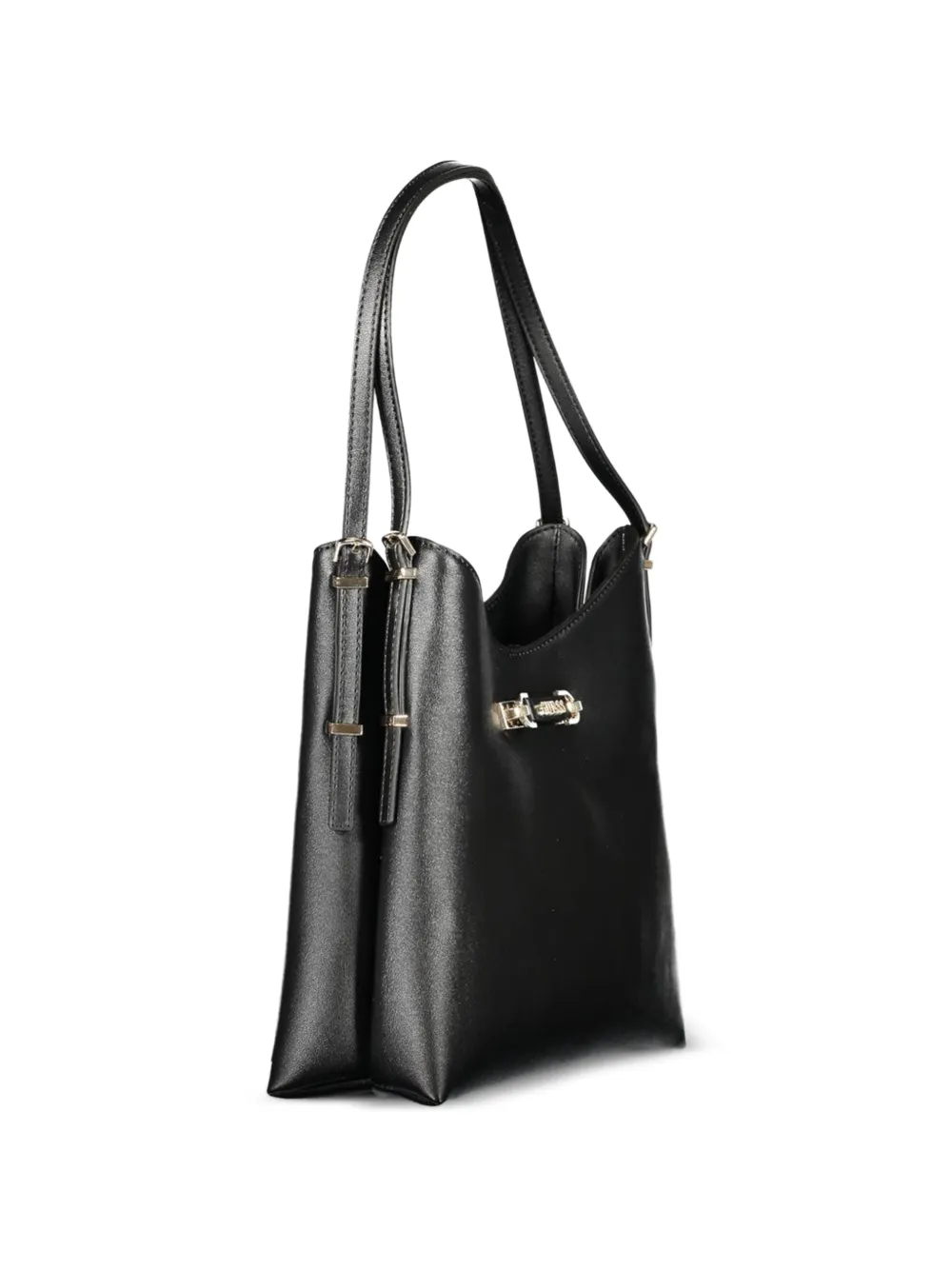 GUESS USA Lefia shopper met logoplakkaat Zwart