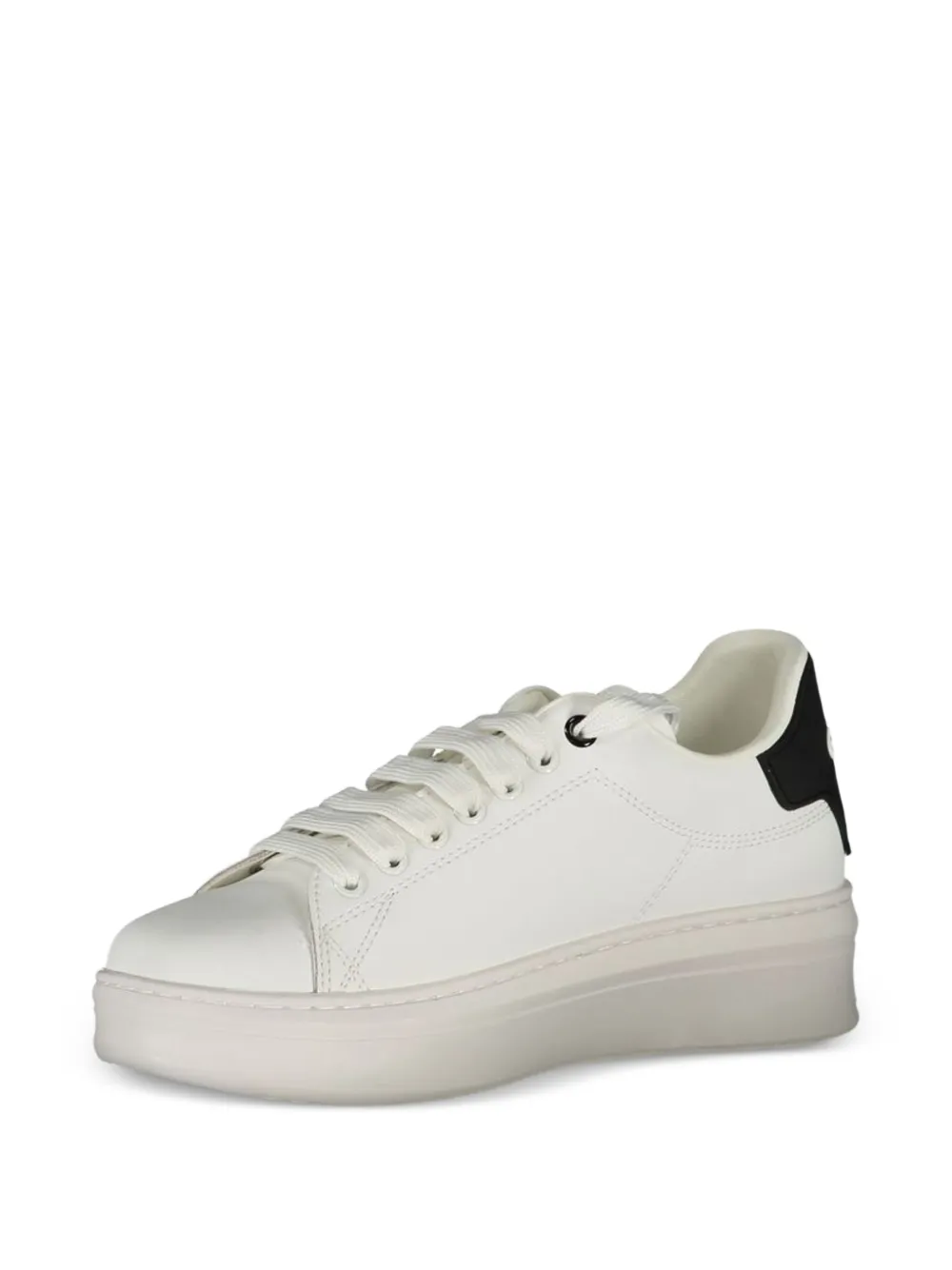 Gaelle lace-up platform sneakers Wit
