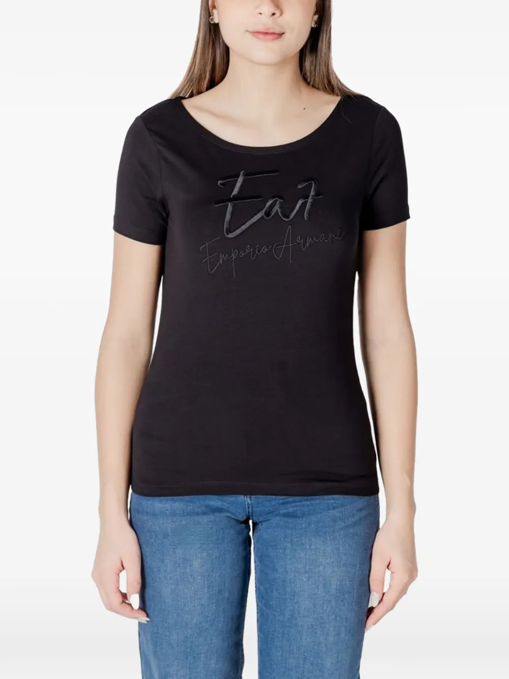 Ea7 Emporio Armani logo-print T-shirt - Nero
