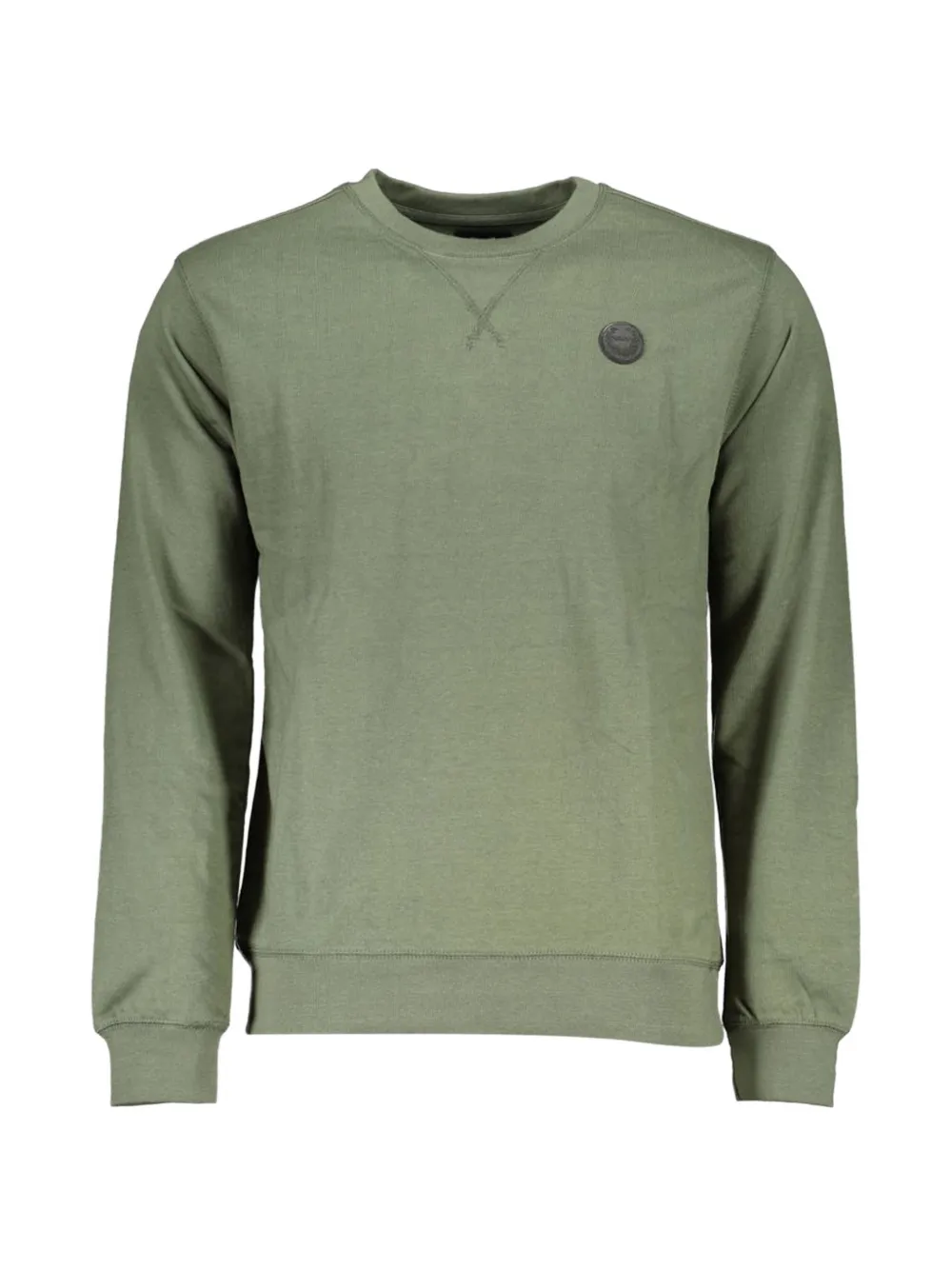 Gian Marco Venturi Vintage logo-patch crew-neck sweater - Grün