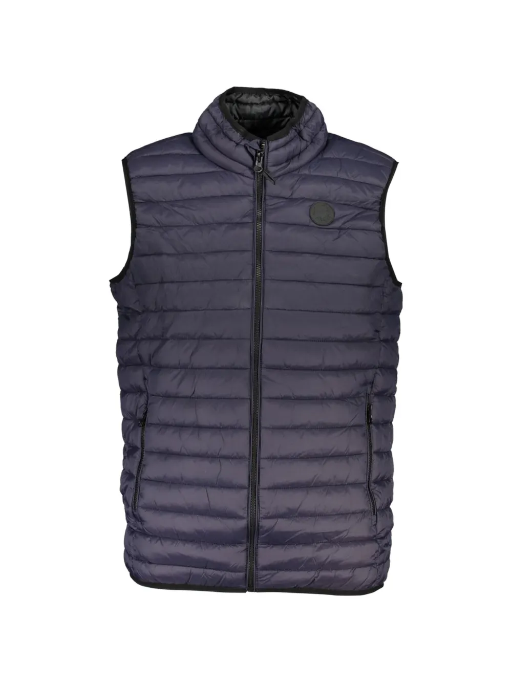Gian Marco Venturi Vintage quilted zip-up gilet - Blue
