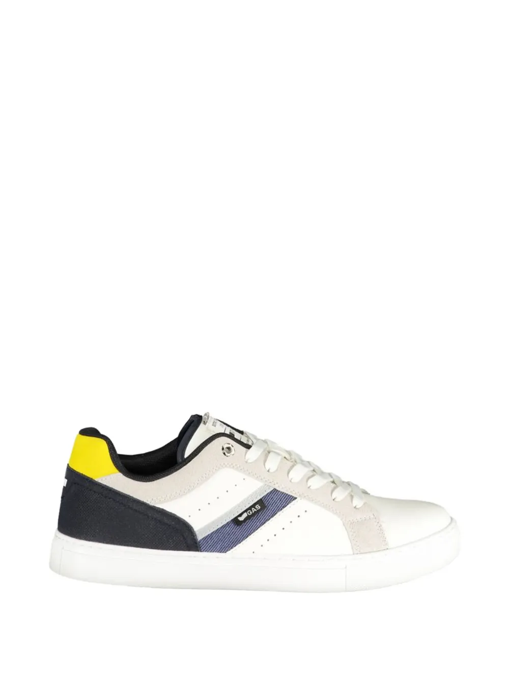 GAS panelled lace-up sneakers - Bianco
