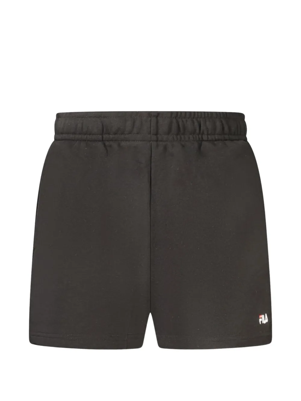 Fila Logo-patch Elasticated-waistband Shorts In Black