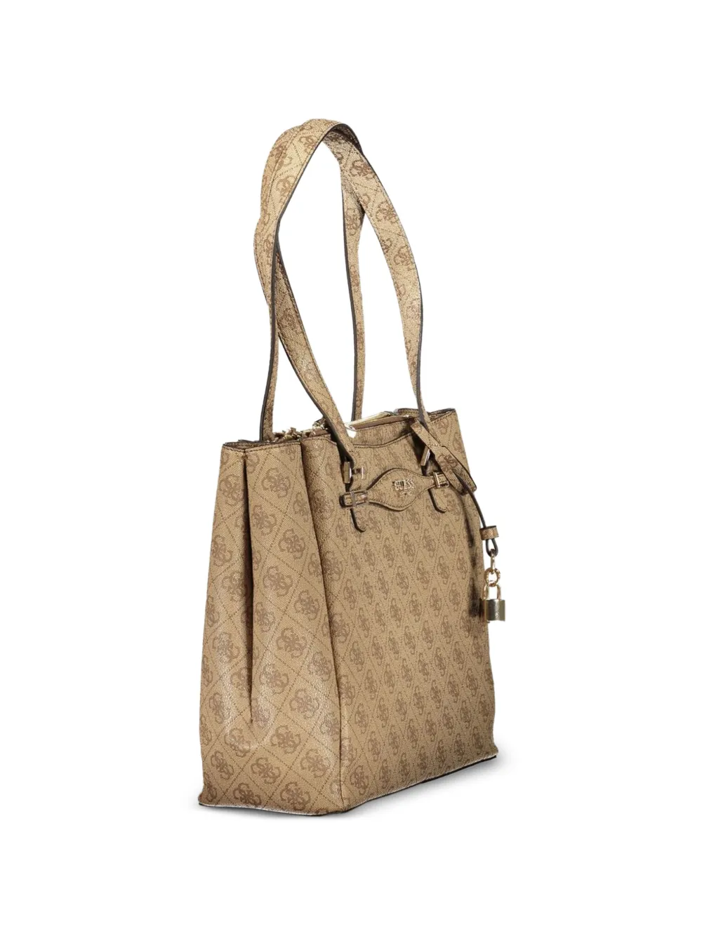 GUESS USA Shopper met monogram Beige