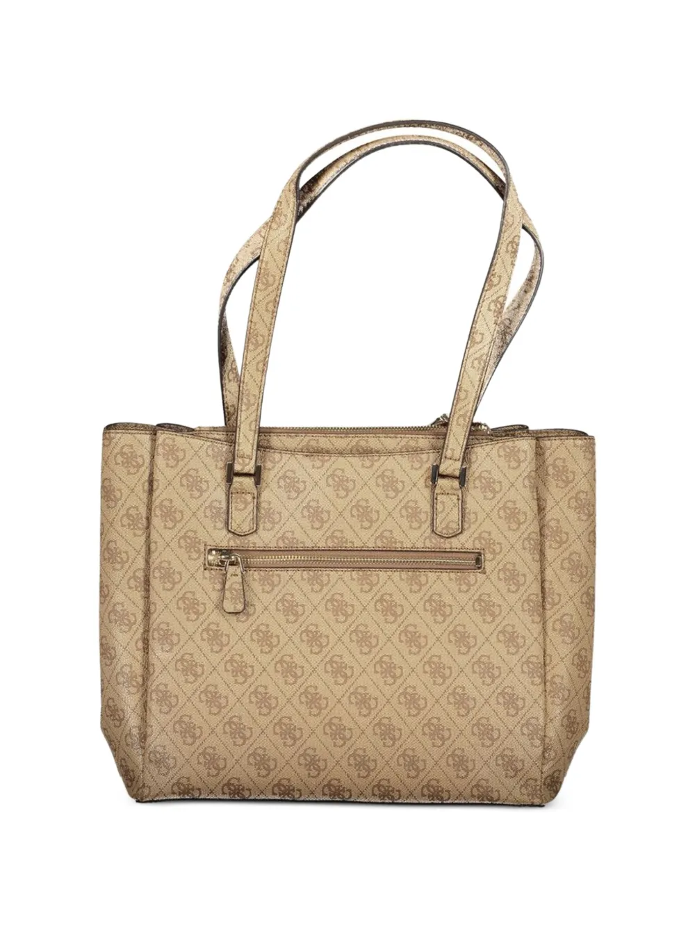 GUESS USA Shopper met monogram Beige