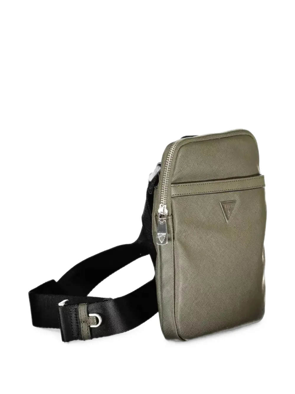 GUESS USA logo-plaque crossbody bag Groen