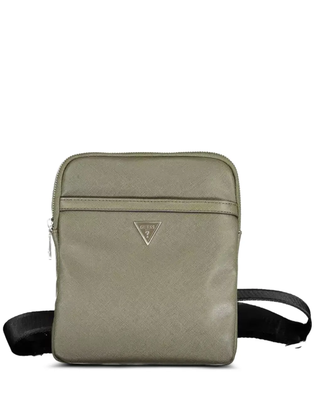 GUESS USA logo-plaque crossbody bag - Vert GUESS USA logo-plaque crossbody bag - Vert