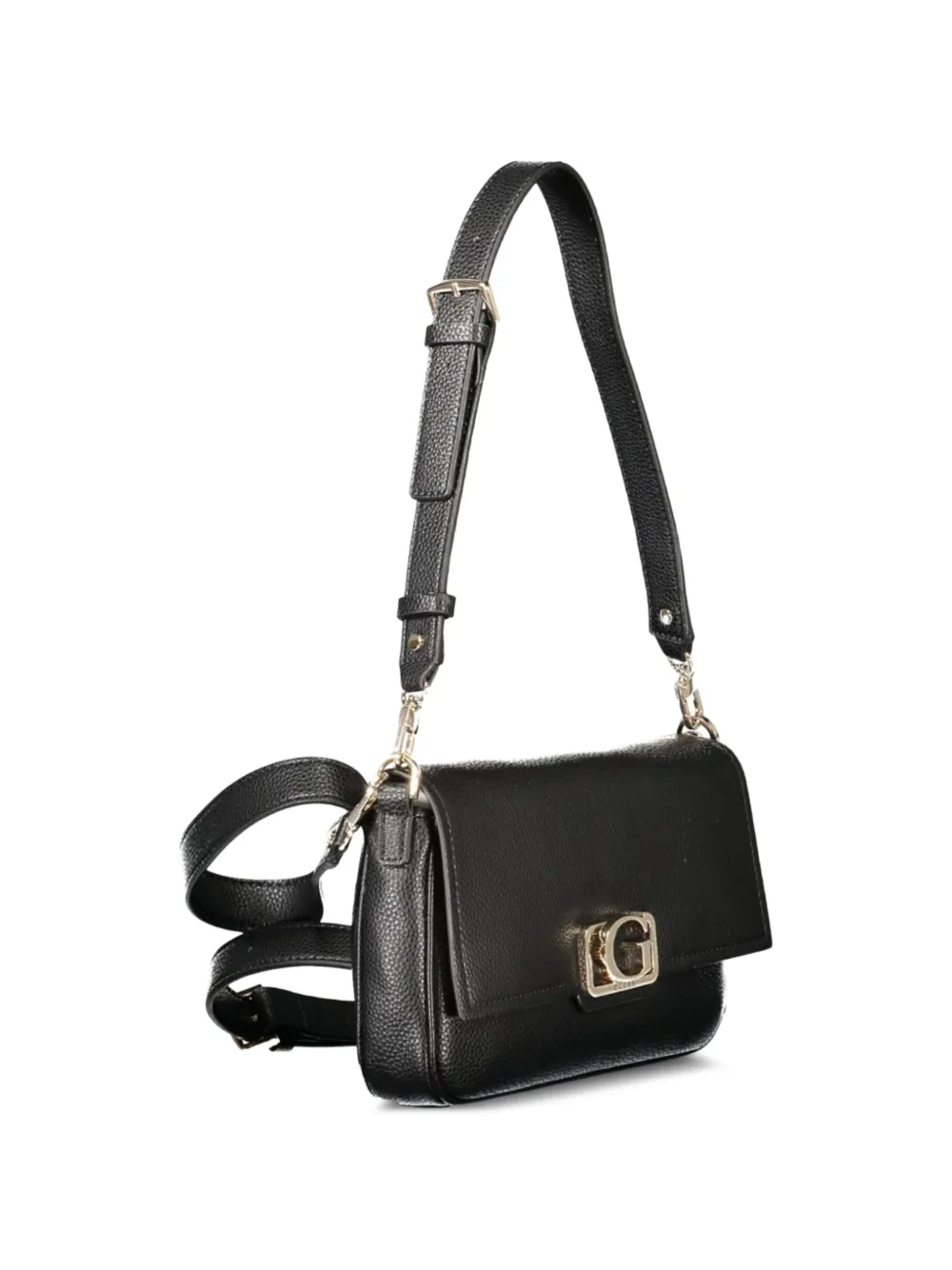 GUESS USA Schoudertas met logoplakkaat Zwart