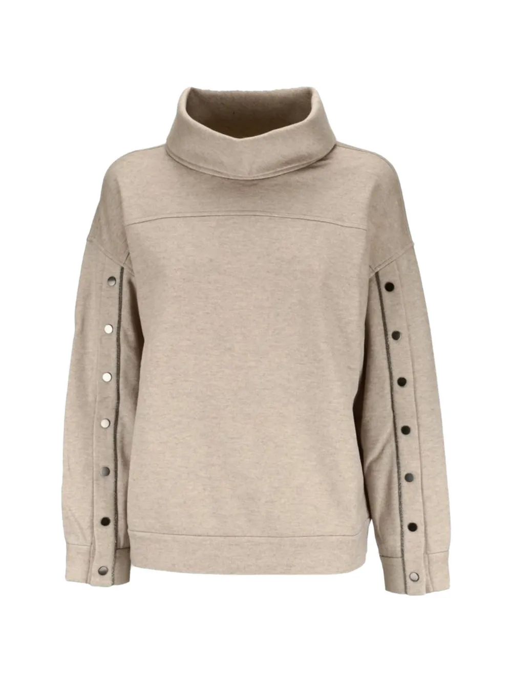 Brunello Cucinelli Trui met Monili-afwerking Beige