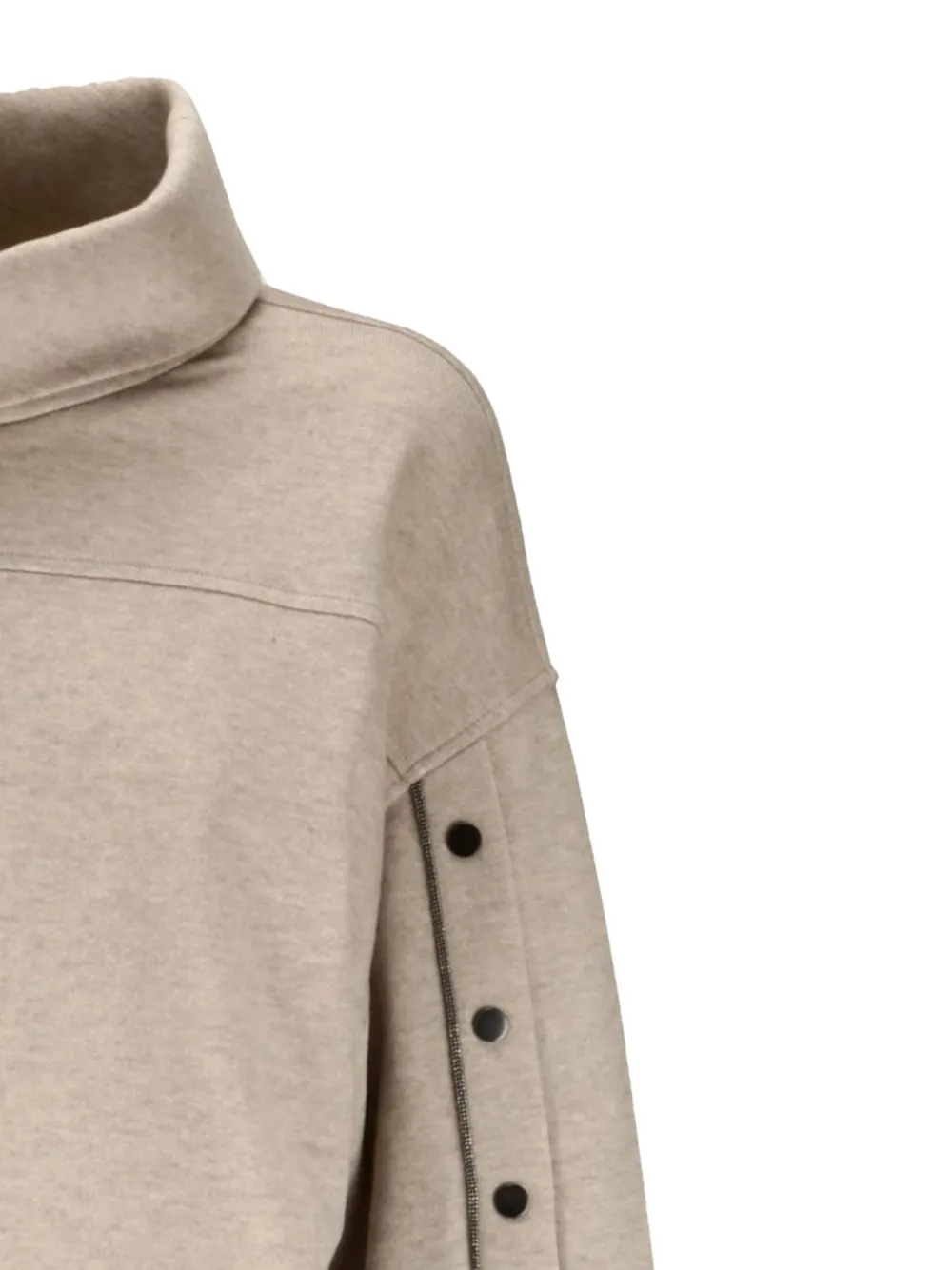 Brunello Cucinelli Trui met Monili-afwerking Beige
