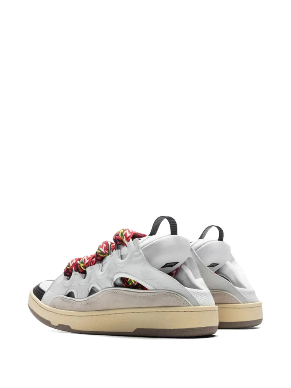 Lanvin leather slip-on sneakers Wit