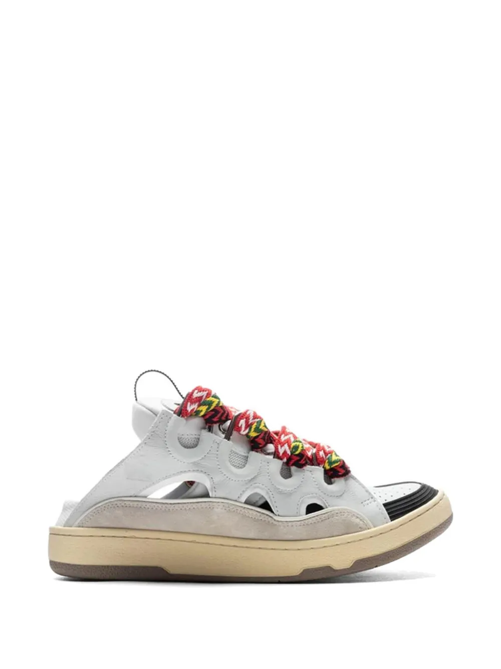 Lanvin leather slip-on sneakers - Weiß