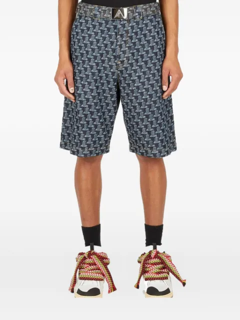 Lanvin monogram-print shorts