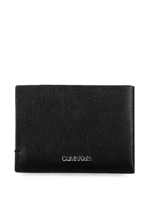 Calvin Klein embossed leather card holder