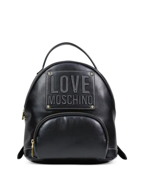 Love Moschino logo-patch backpack
