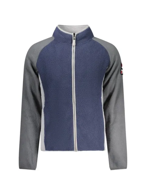 NORWAY 1963 colour-block fleece-texture sweatshirt