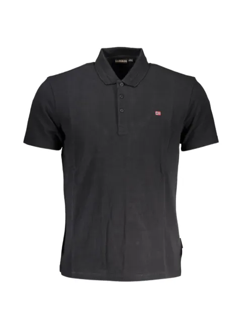 Napapijri logo-patch polo shirt