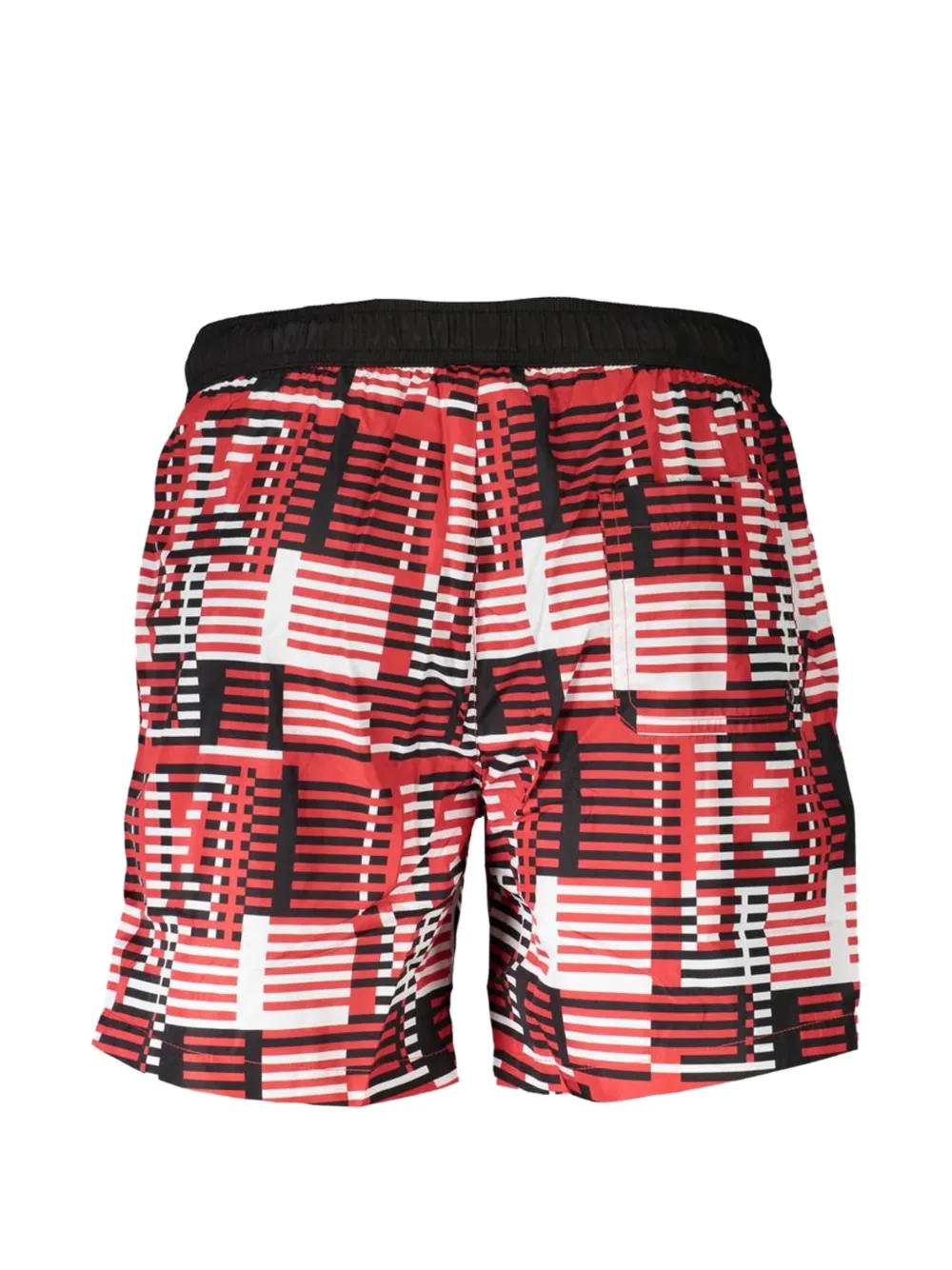 Karl Lagerfeld Zwembroek met geometrische print Rood
